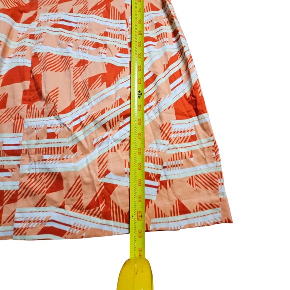 French Connection Sunrise Casablanca Sheath Dress 4 Abstract Geometric Cotton‎ - Picture 7 of 8